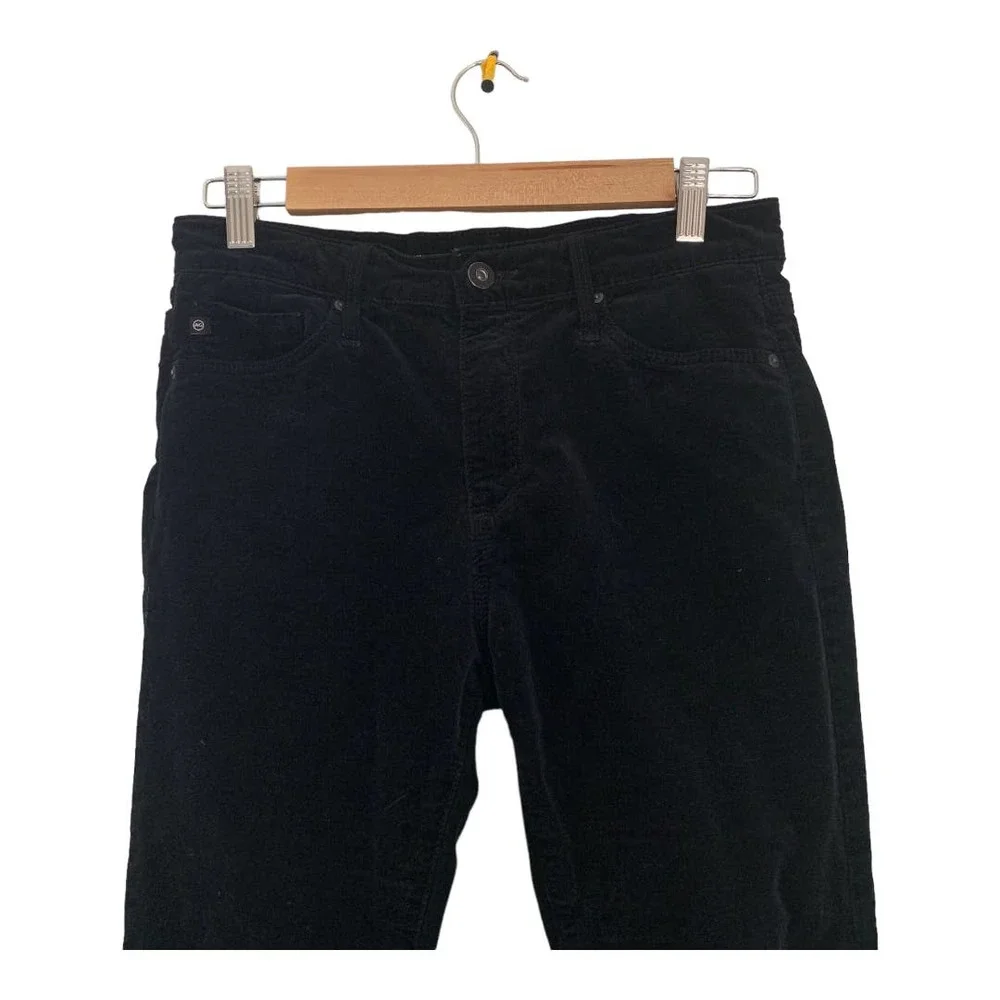 AG Adriano Goldschmied The Farrah Skinny High Rise Skinny Jeans In Black Size 27 - Picture 7 of 12